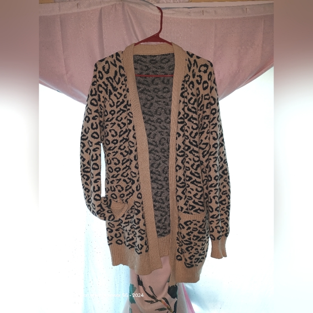 Leopard print sweater